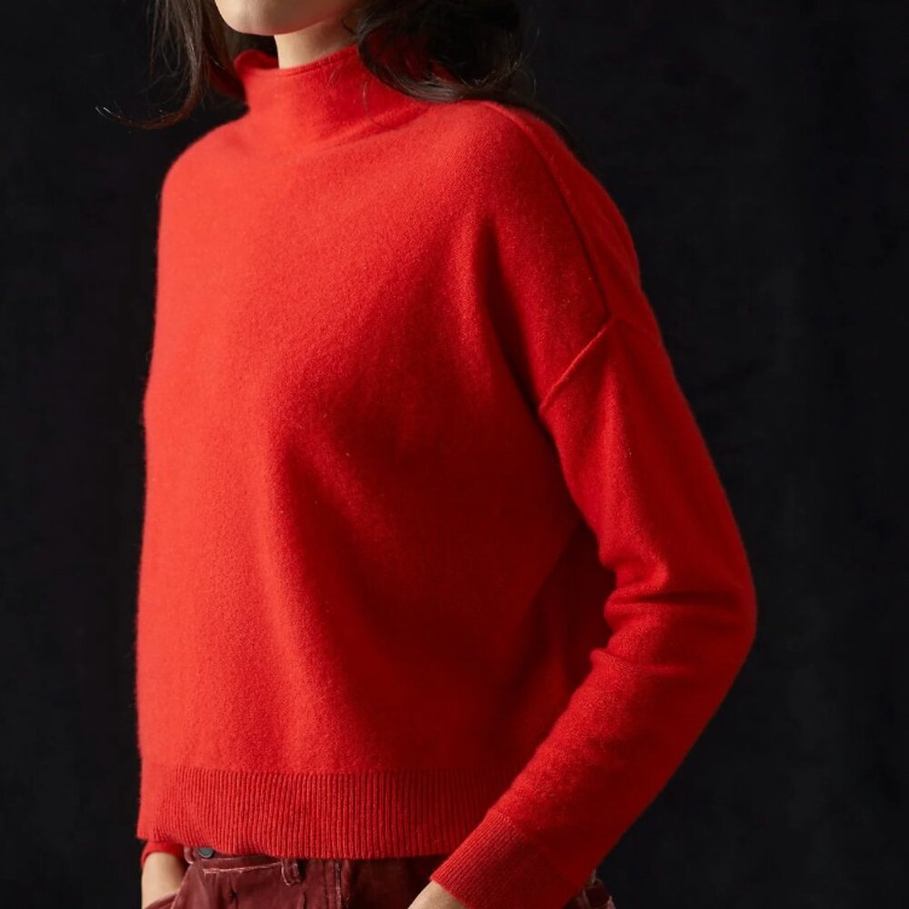 COPY - The Alani Cashmere Mock-Neck Sweater by Pilcro